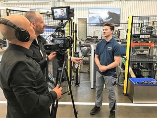 Trainees started an automation project