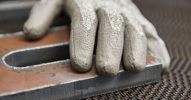 How to reliably remove thick burrs on heavy plate