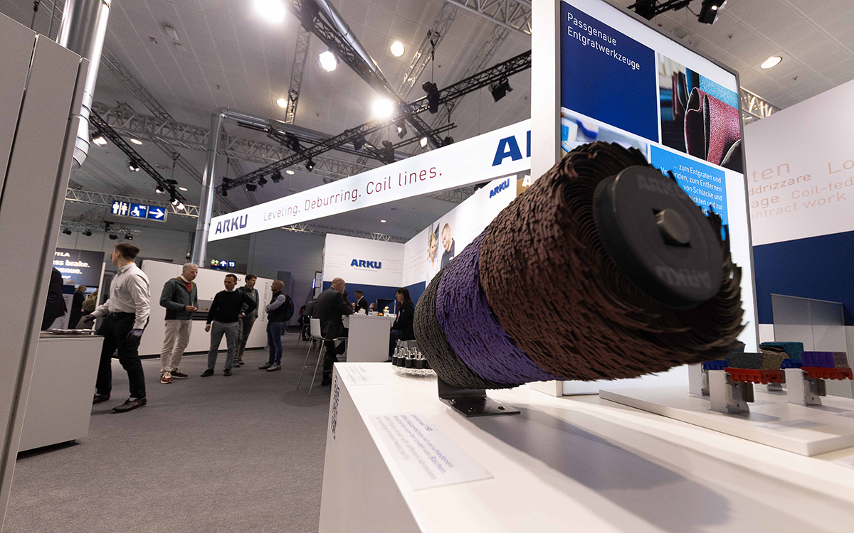 EuroBLECH 2026 stand mit bürste