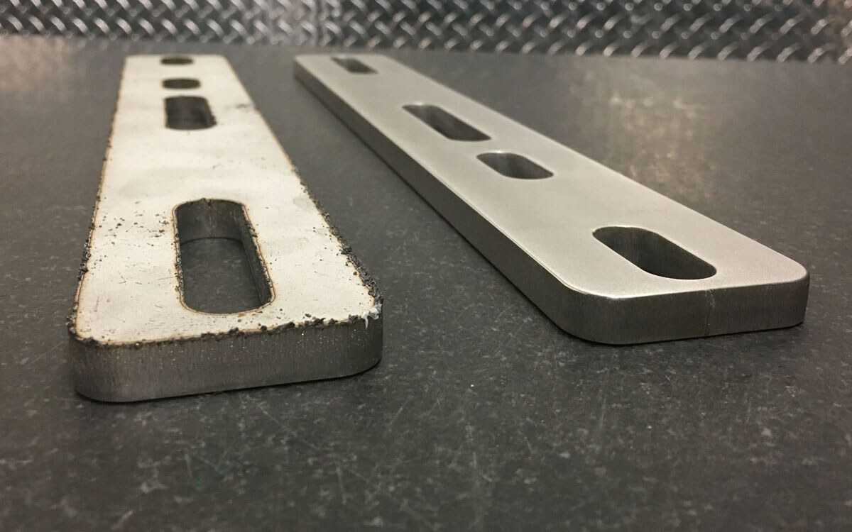 Deburring aluminum discount