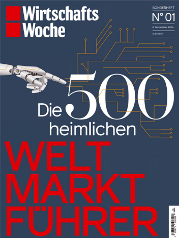 Magazin cover "500 heimliche Weltmarktführer"